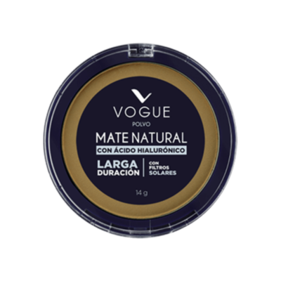 Polvo Compacto Mate Natural Vogue